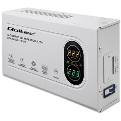 Stabilizator napięcia AVR Qoltec 3000VA | 1800W | PartsPC.pl