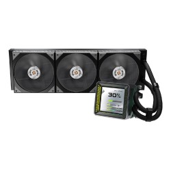 Chłodzenie wodne ASRock Steel Legend Dark 360 LCD 3x120mm | PartsPC.pl