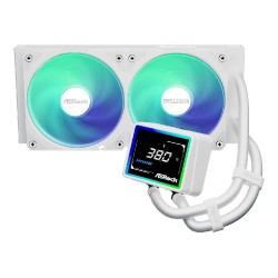 Chłodzenie wodne ASRock Challenger White 240 Digital 2x120mm | PartsPC.pl