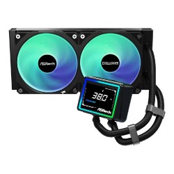 Chłodzenie wodne ASRock Challenger 240 Digital 2x120mm | PartsPC.pl