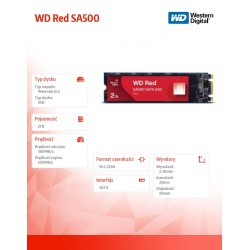 WD Red WDS200T1R0B 2TB M.2 SATA powered by Sandisk | PartsPC.pl