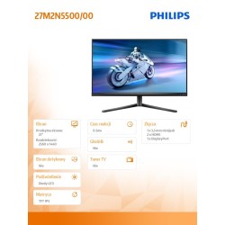 Monitor Philips 27" Evnia 27M2N5500/00 2xHDMI DP | PartsPC.pl