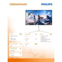 Philips Monitor 27M2N5901A 27 cali IPS 4K 160Hz HDMIx2 DP Pi… | PartsPC.pl