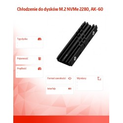 Chłodzenie do dysków M.2 SAVIO AK-60 | PartsPC.pl
