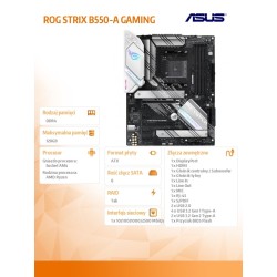 Płyta Asus ROG STRIX B550-A GAMING /AMD | PartsPC.pl