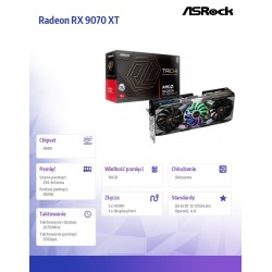 ASRock Karta graficzna Radeon RX 9070 XT Taichi 16GB | PartsPC.pl