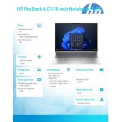 Notebook HP ProBook 4 G1i 16"WUXGA/Ultra 5 225U/16GB/SSD512G… | PartsPC.pl
