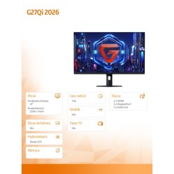 XIAOMI Monitor gamingowy 2K G27Qi 2026 | PartsPC.pl
