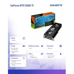 Karta VGA Gigabyte GeForce RTX 5060 Ti EAGLE MAX OC 8G 8GB G… | PartsPC.pl