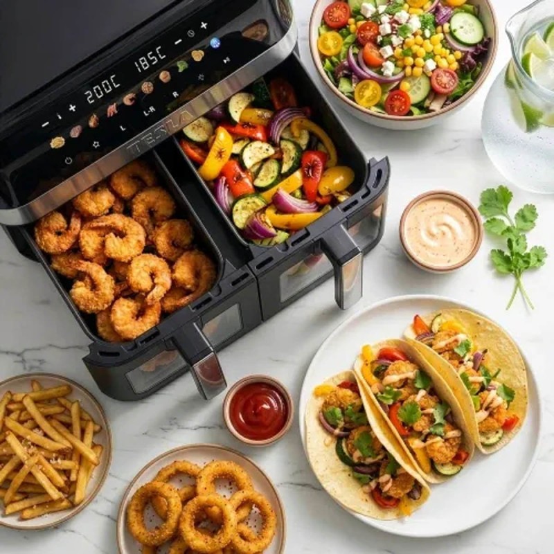 TESLA AirCook DualZone Q787 XXL Deluxe Multifunkcyjna frytko… | PartsPC.pl
