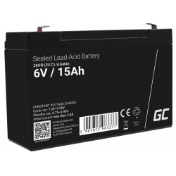 Akumulator AGM VRLA 6V 15Ah | PartsPC.pl
