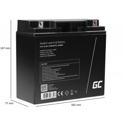 Akumulator AGM VRLA 12V 22Ah | PartsPC.pl