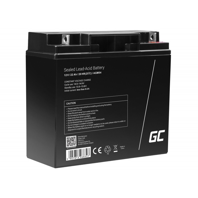 Akumulator AGM VRLA 12V 22Ah | PartsPC.pl