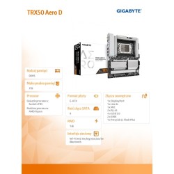Płyta Gigabyte TRX50 AERO D (rev.1.0) /AMD
