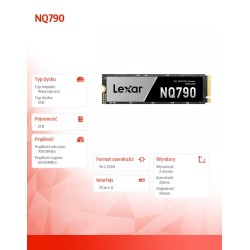 Dysk SSD Lexar NQ790 2TB M.2 2280 PCIe 4.0x4 NVMe (7000/6000… | PartsPC.pl