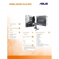 Płyta Asus PRIME Z890M-PLUS WIFI | PartsPC.pl