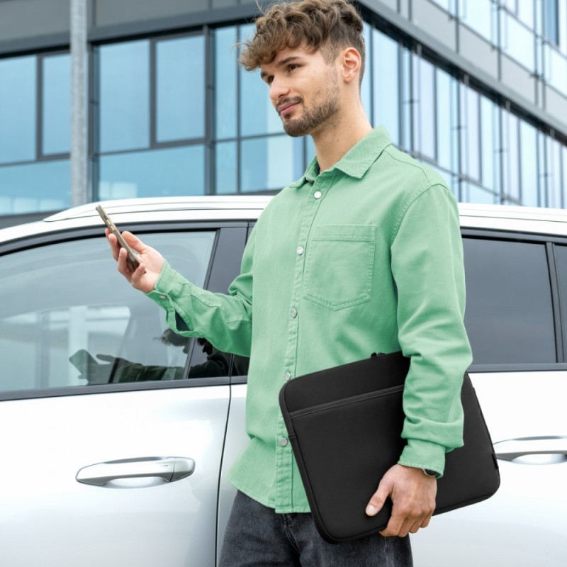 Etui neoprenowe na laptopa 14,1-15,6 czarne | PartsPC.pl