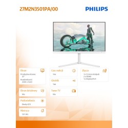 Monitor Philips 27" 27M2N3501PA/00 IPS WQHD 260Hz 2xHDMI DP … | PartsPC.pl