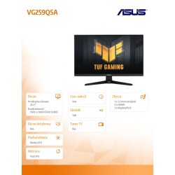 Asus Monitor 25 cali VG259Q5A IPS 200Hz 0.3MS HDMI DP | PartsPC.pl