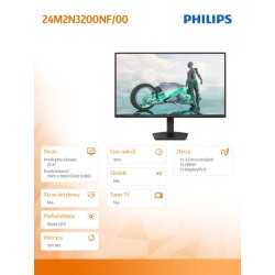 Philips Monitor 24M2N3200NF IPS 23.8 cala 144Hz HDMI DP | PartsPC.pl