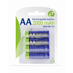 Akumulatory AA (gotowe do użycia), 2000mAh, blister 4 sztuki | PartsPC.pl