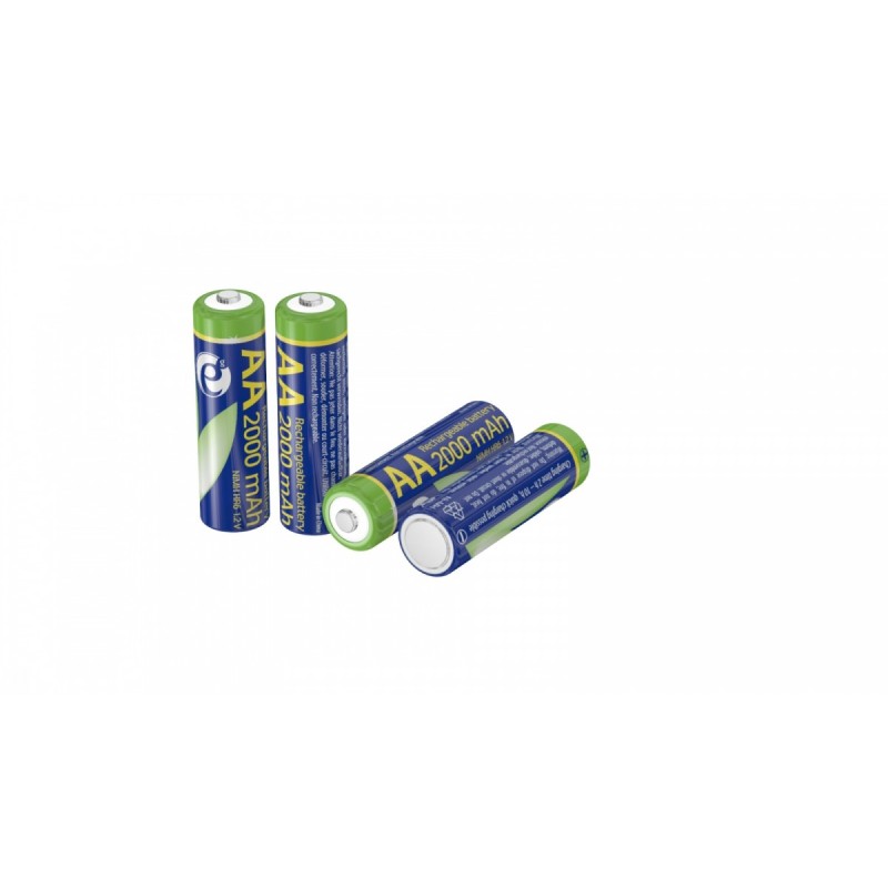 Akumulatory AA (gotowe do użycia), 2000mAh, blister 4 sztuki | PartsPC.pl