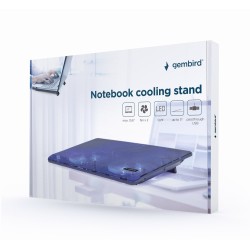 Podstawka chłodząca pod laptopa 15.6 cala, LED | PartsPC.pl