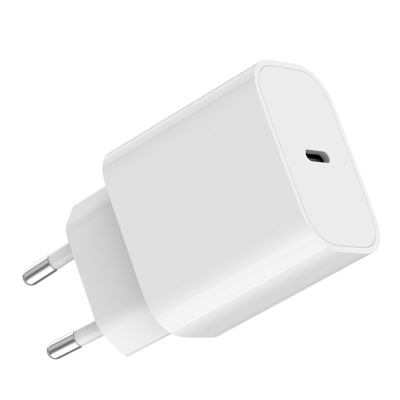 Szybka ładowarka Power Delivery USB typu C, 20 W, biała | PartsPC.pl