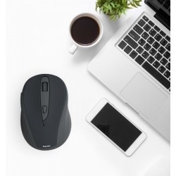 Mysz bezprzewodowa WM-400 czarna | PartsPC.pl