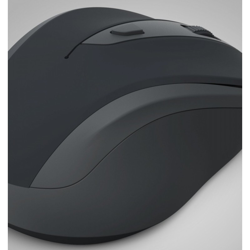 Mysz bezprzewodowa WM-400 czarna | PartsPC.pl