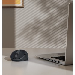 Mysz bezprzewodowa WM-400 czarna | PartsPC.pl