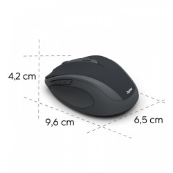 Mysz bezprzewodowa WM-400 czarna | PartsPC.pl