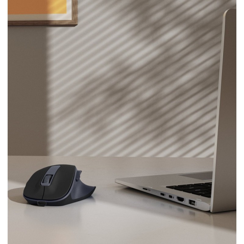 Mysz bezprzewodowa WM-500 czarna | PartsPC.pl