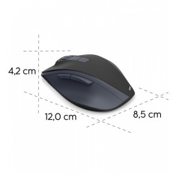 Mysz bezprzewodowa WM-500 czarna | PartsPC.pl