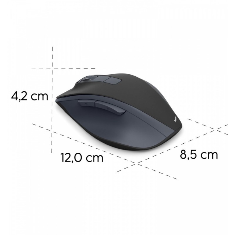 Mysz bezprzewodowa WM-500 czarna | PartsPC.pl