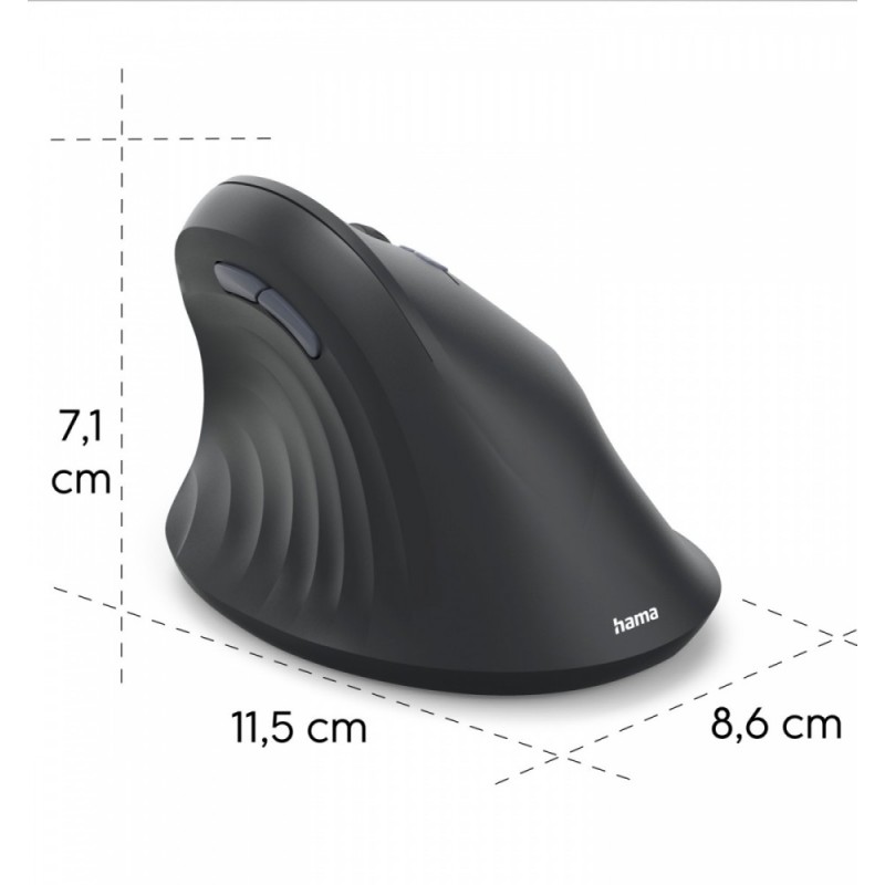 Mysz ergonomiczna bezprzewodowa EWM-500 | PartsPC.pl