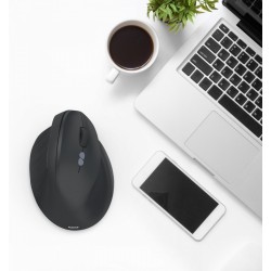 Mysz ergonomiczna multi device EWM-600 czarna | PartsPC.pl