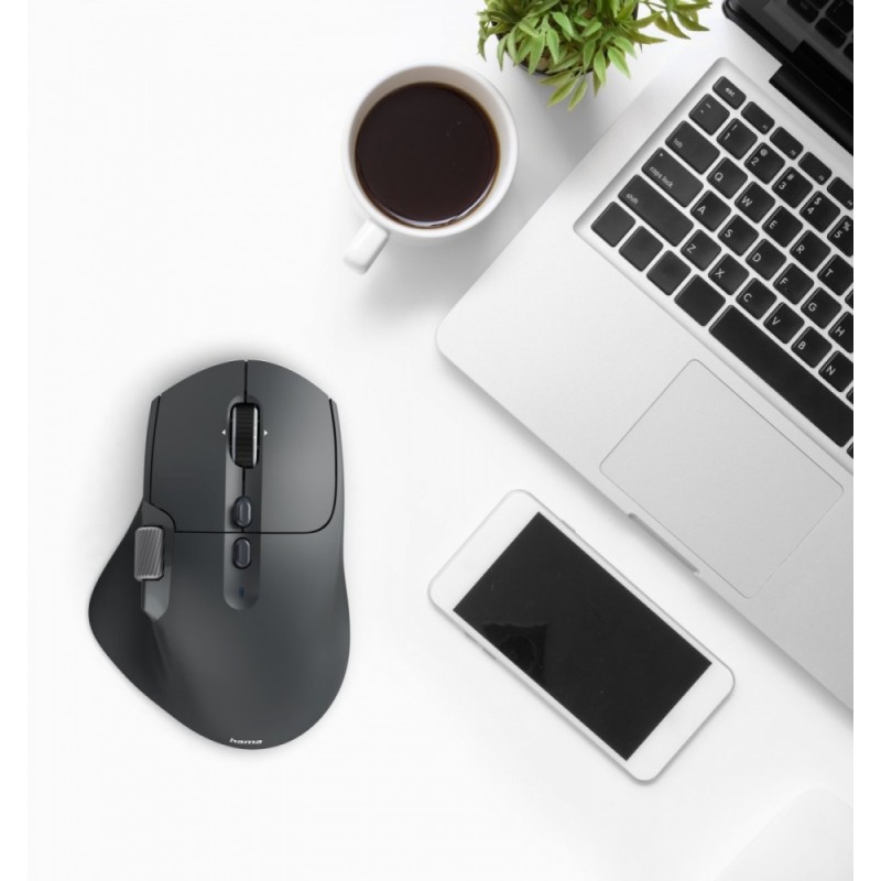 Mysz bezprzewodowa multi device WM-900 czarna | PartsPC.pl