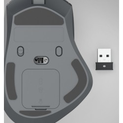 Mysz bezprzewodowa multi device WM-900 czarna | PartsPC.pl