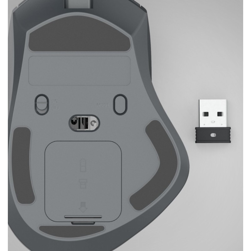 Mysz bezprzewodowa multi device WM-900 czarna | PartsPC.pl