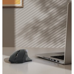 Mysz bezprzewodowa multi device WM-900 czarna | PartsPC.pl
