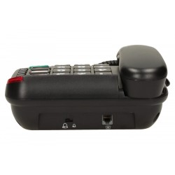 Telefon przewodowy KXT480 BB, czarny | PartsPC.pl
