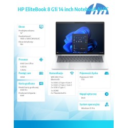 Notebook EliteBook 8 G1i U5-225U 1TB/32GB/W11P/14 cali C51LK… | PartsPC.pl
