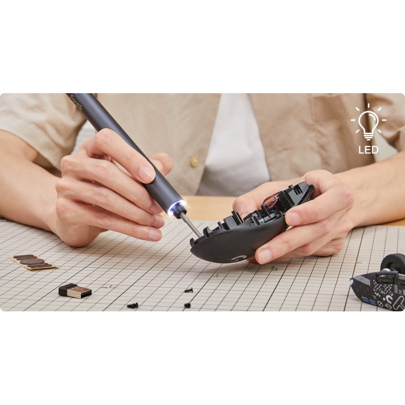 Wkrętak akumulatorowy E1 Max Precision | PartsPC.pl