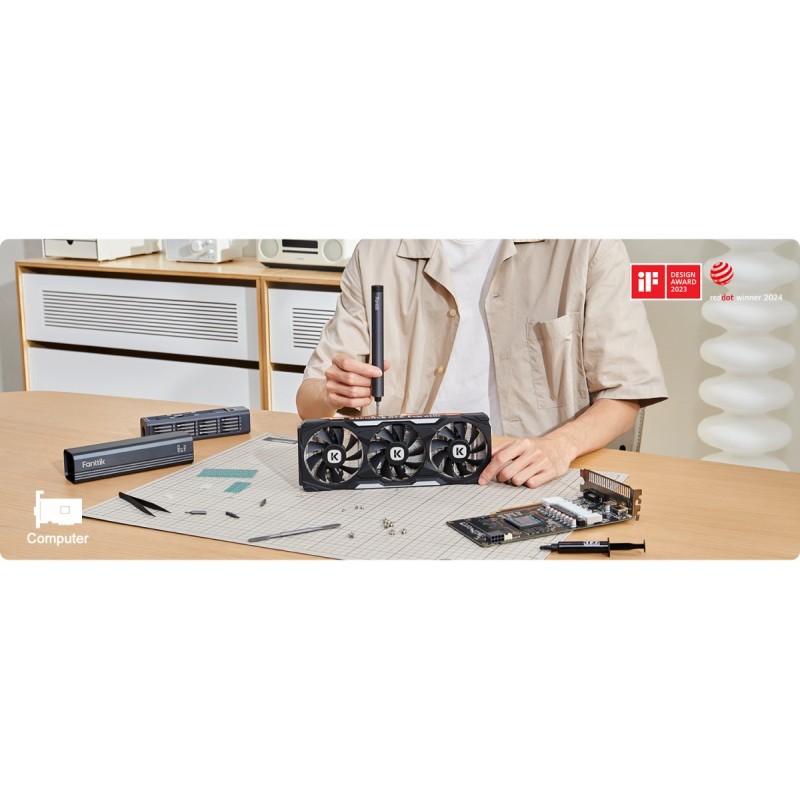 Wkrętak akumulatorowy E1 Max Precision | PartsPC.pl