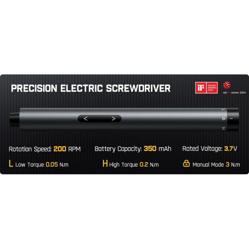 Wkrętak akumulatorowy E1 Max Precision | PartsPC.pl