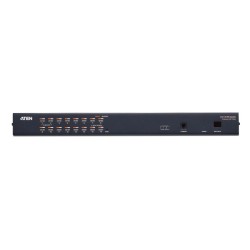 Przełącznik 16-port Cat5 KVM PS/2+USB KH-1516A | PartsPC.pl