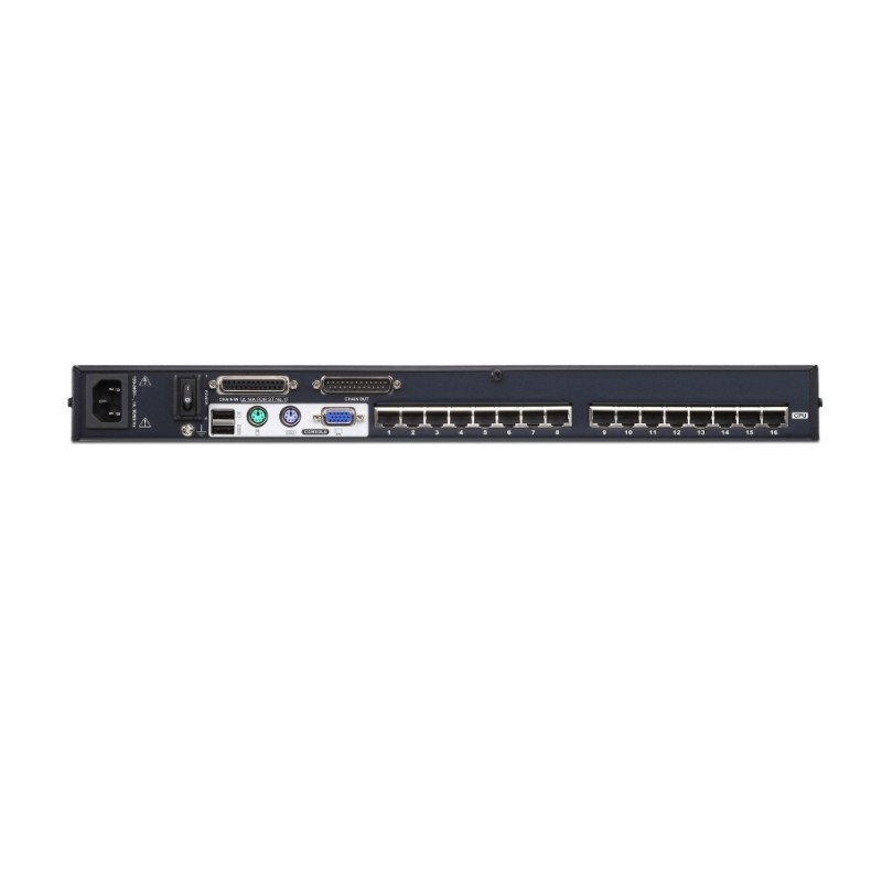Przełącznik 16-port Cat5 KVM PS/2+USB KH-1516A | PartsPC.pl