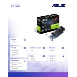 Karta graficzna GeForce GT 1030 2GB GDDR5 64BIT HDMI/DVI | PartsPC.pl
