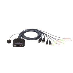 Przełącznik 2 portowy USB DP Cable KVM Switch CS22DP | PartsPC.pl